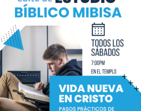 CULTO DE ESTUDIO BIBLICO | SÁBADOS 7PM CULTO DE ESTUDIO BIBLICO | SÁBADOS 7PM